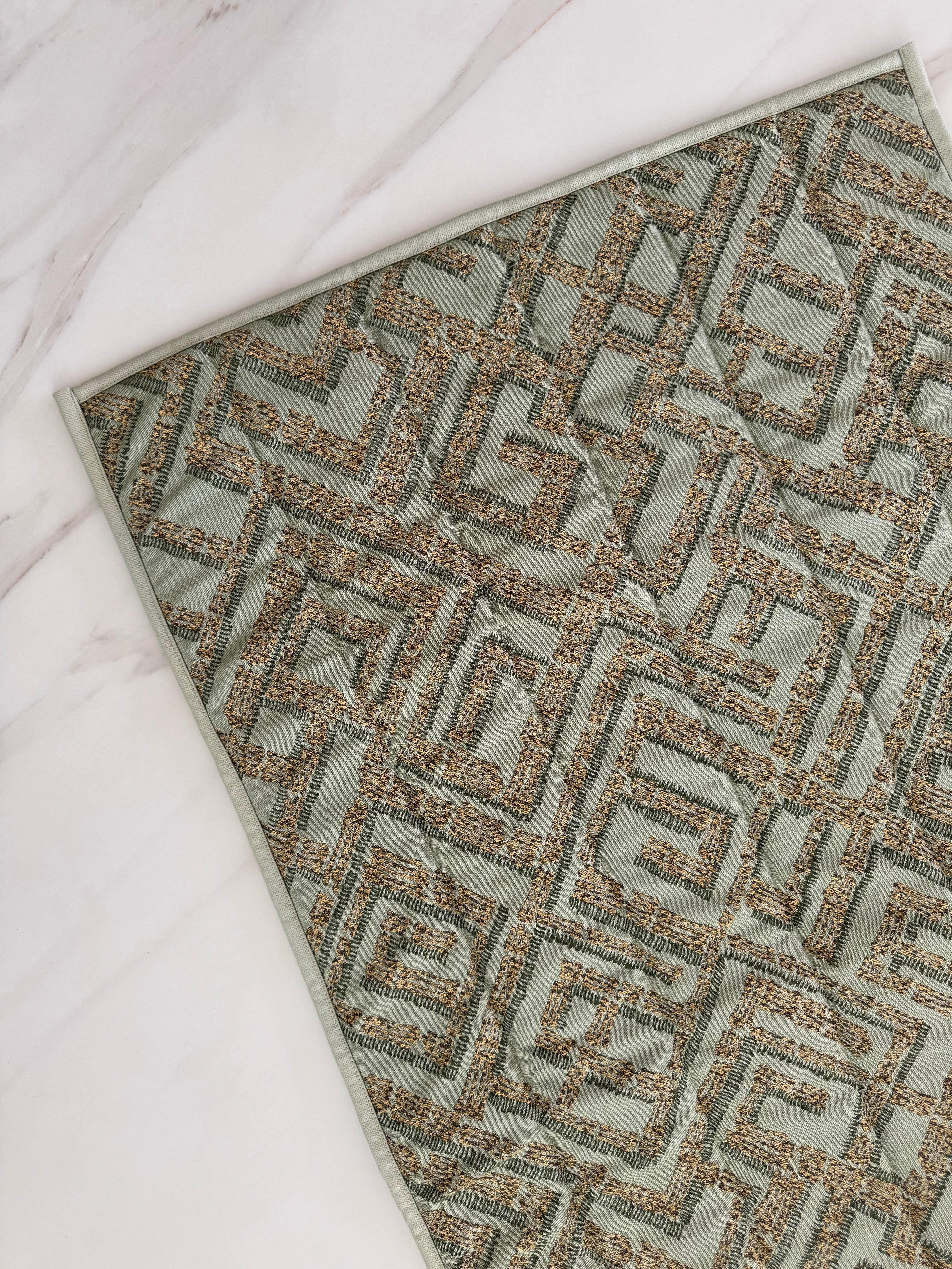 Geometric Prayer Mat (Green)