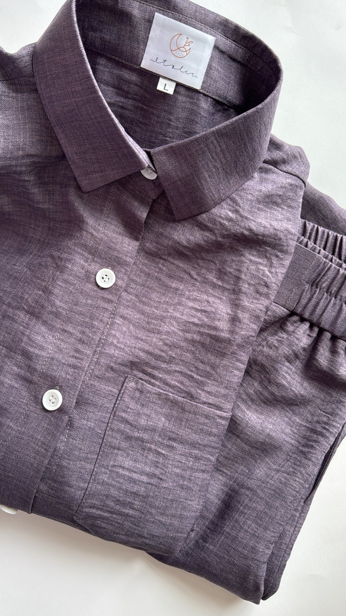 Gentle grape linen set