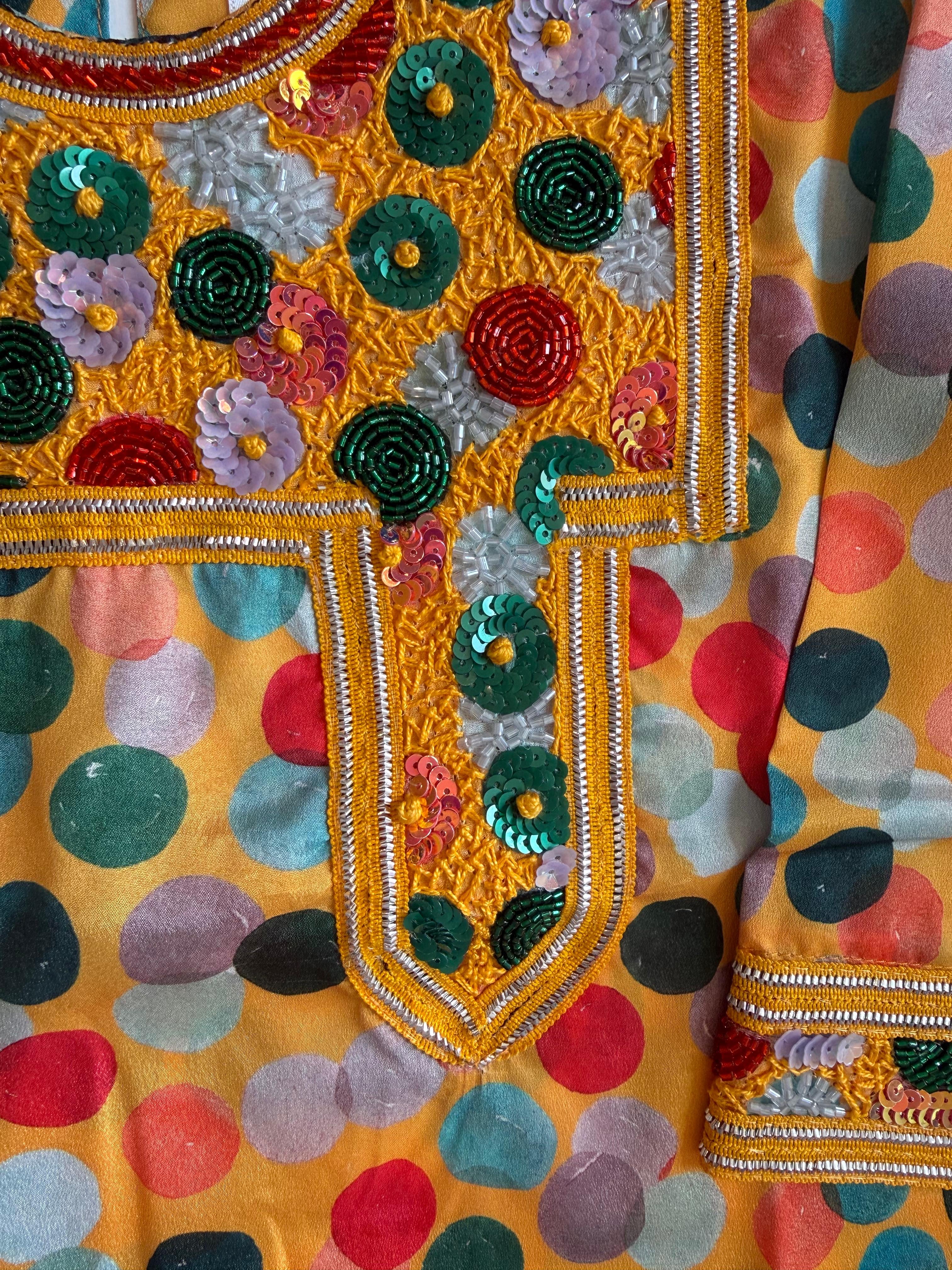 Colorful polka dots